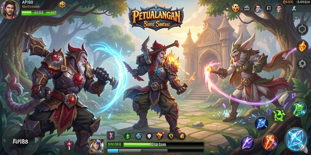 Tampilan gameplay RPG di API88 yang penuh aksi dan strategi.