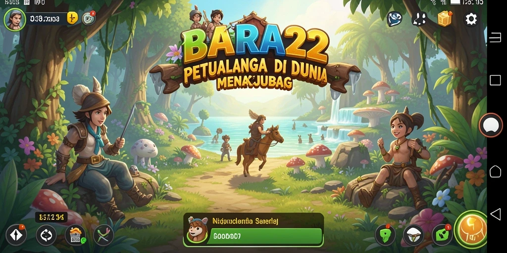 Screenshot BARA22 menampilkan gameplay seru dalam dunia petualangan.