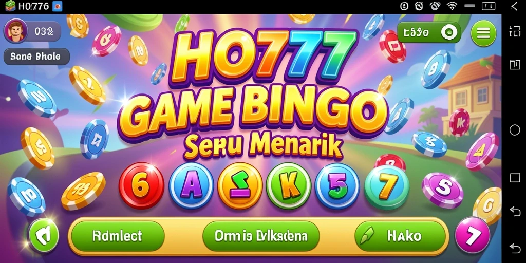 Tampilan gameplay seru dalam permainan Bingo HO777.