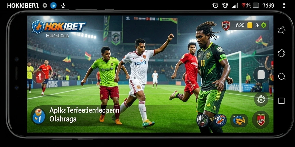 Tampilan gameplay HOKIBET menampilkan statistik olahraga secara langsung.