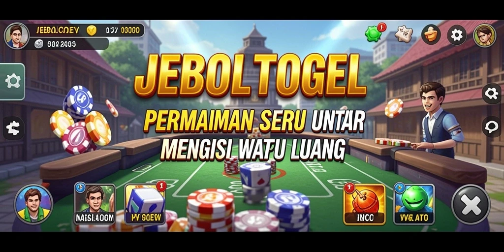 Tampilan gameplay JEBOLTOGEL yang menarik dan penuh warna.