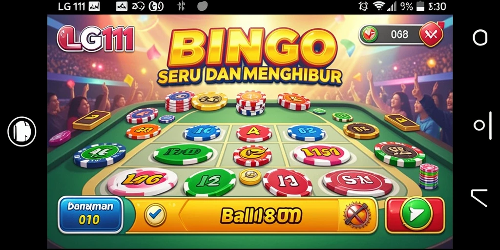 Screenshot utama menampilkan gameplay Bingo yang seru dan interaktif.